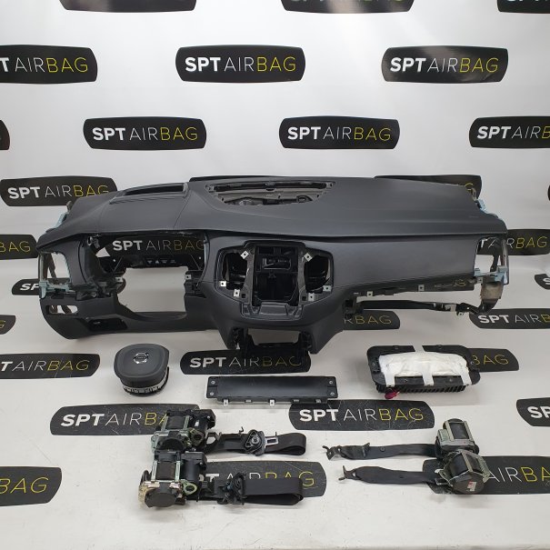 XC90 II LIFT CONSOLE DASHBOARD AIRBAG SET VEILIGHEIDSRIEMEN
