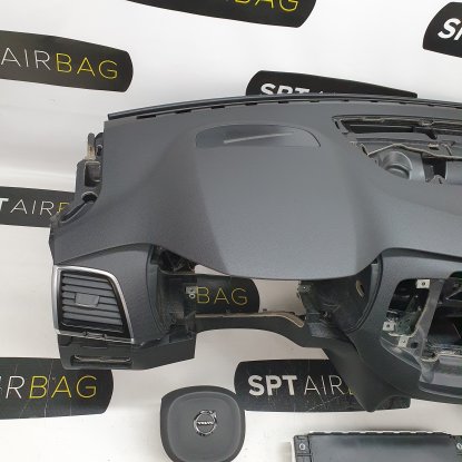 XC90 II CONSOLE ARMATURENBRETT AIRBAG KIT SICHERHEITSGURTE 2