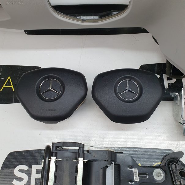 C KLASA W204 LIFT DASHBOARD AIRBAG KIT SEAT BELTS