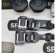 C KLASA W204 LIFT TABLEAU DE BORD AIRBAG ENSEMBLE CEINTURES DE SÉCURITÉ