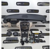 C KLASA W205 ARMATURENBRETT AIRBAG KIT SICHERHEITSGURTE