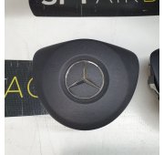 C KLASA W205 SALPICADERO TABLERO DE INSTRUMENTOS AIRBAG CONJUNTO CINTURONES DE SEGURIDAD