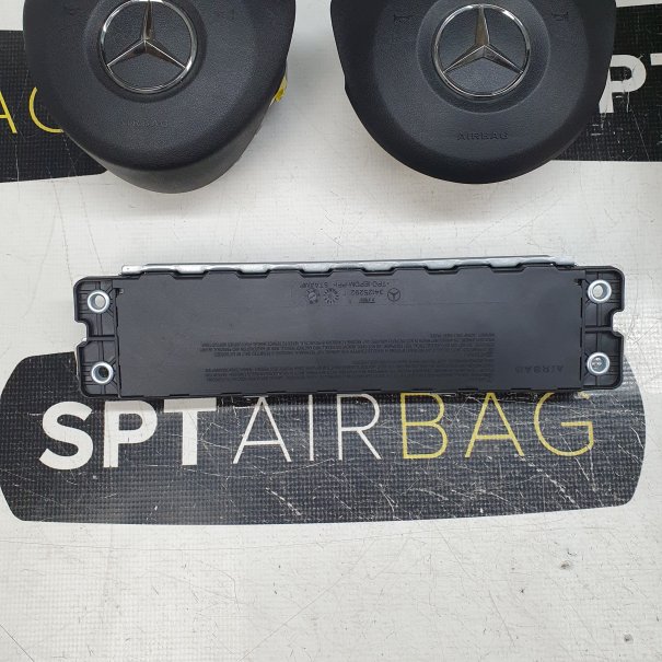 C KLASA W205 DASHBOARD AIRBAG KIT SEAT BELTS