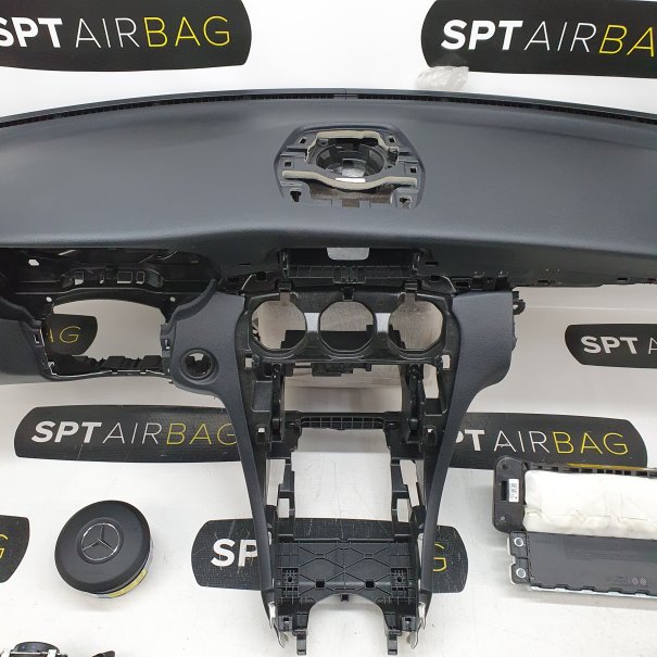 C KLASA W205 LIFT DASHBOARD AIRBAG SET...