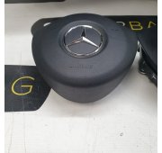 CLA W117 LIFT DASHBOARD AIRBAG SET VEILIGHEIDSRIEMEN