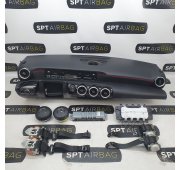 A KLASA W117 CLA W118 DASHBOARD AIRBAG KIT SEAT BELTS