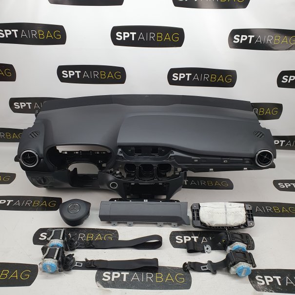 B KLASA W246 LIFT DASHBOARD AIRBAG SET...