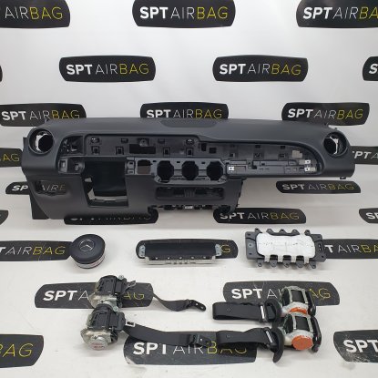GLB X247 SALPICADERO TABLERO DE INSTRUMENTOS AIRBAG CONJUNTO CINTURONES DE SEGURIDAD