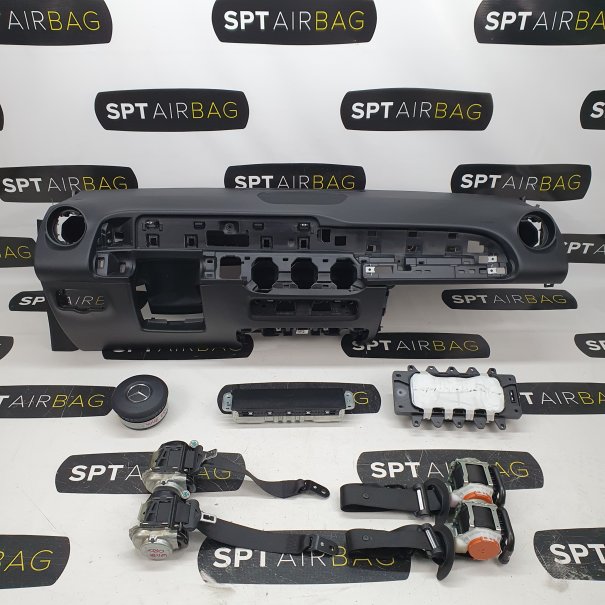 GLB X247 SALPICADERO TABLERO DE INSTRUMENTOS AIRBAG CONJUNTO CINTURONES DE SEGURIDAD