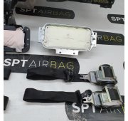 GLE W166 KONSOLA DESKA ROZDZIELCZA AIRBAG PODUSZKI PASY