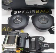 E KLASA W238 CONSOLE DASHBOARD AIRBAG SET VEILIGHEIDSRIEMEN