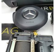 E KLASA W238 SALPICADERO TABLERO DE INSTRUMENTOS AIRBAG CONJUNTO CINTURONES DE SEGURIDAD