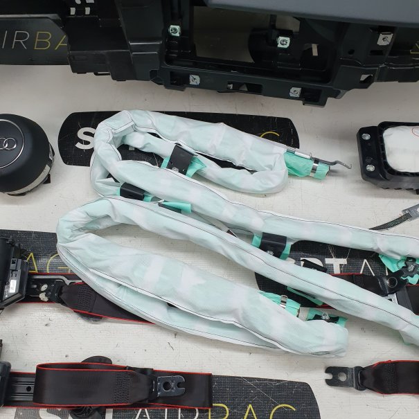 A3 8Y CONSOLE DASHBOARD AIRBAG KIT SET BELTS...