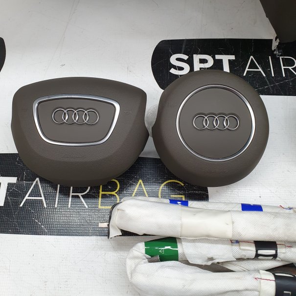 A4 B8 LIFT CRUSCOTTO AIRBAG SET CINTURE DI...