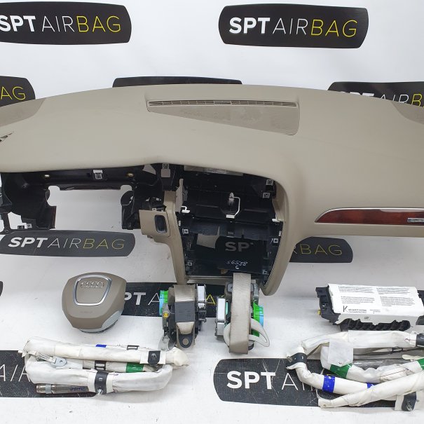 A4 B8 CRUSCOTTO AIRBAG SET CINTURE DI SICUREZZA...