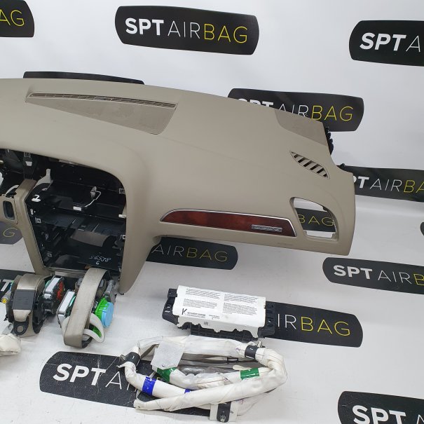 A4 B8 CRUSCOTTO AIRBAG SET CINTURE DI SICUREZZA...