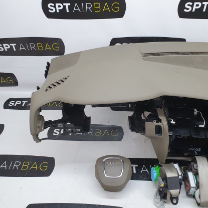 A4 B8 CRUSCOTTO AIRBAG SET CINTURE DI SICUREZZA 2