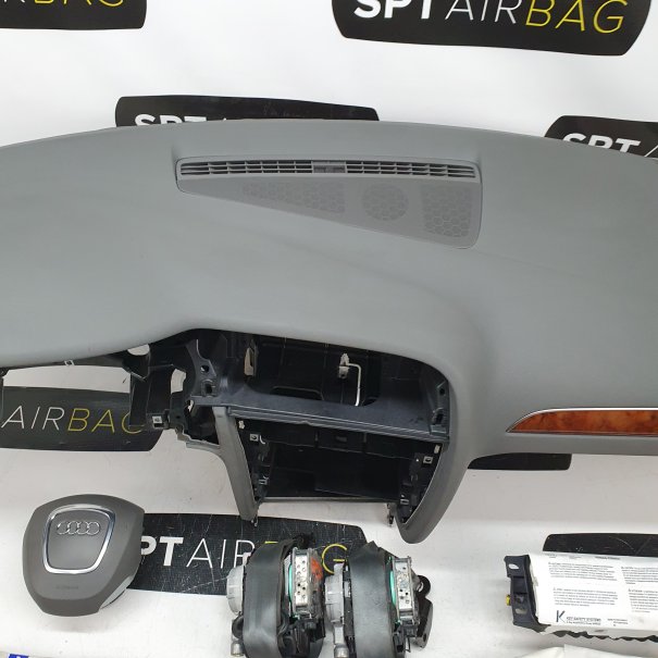 A4 B8 CRUSCOTTO AIRBAG SET CINTURE DI SICUREZZA...