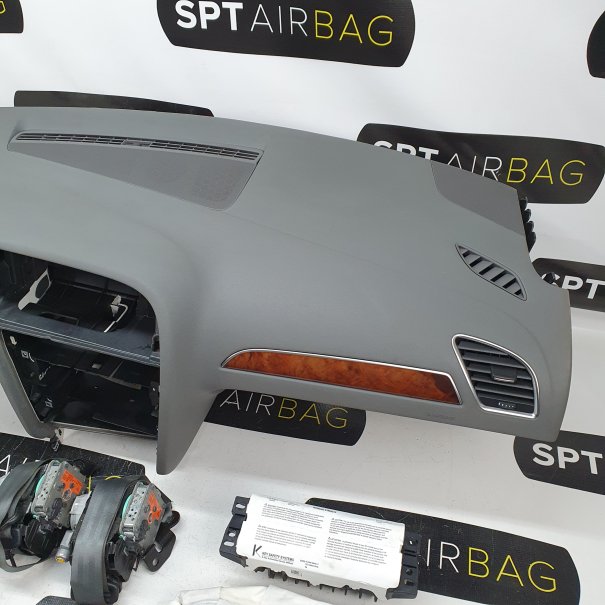 A4 B8 CRUSCOTTO AIRBAG SET CINTURE DI SICUREZZA...