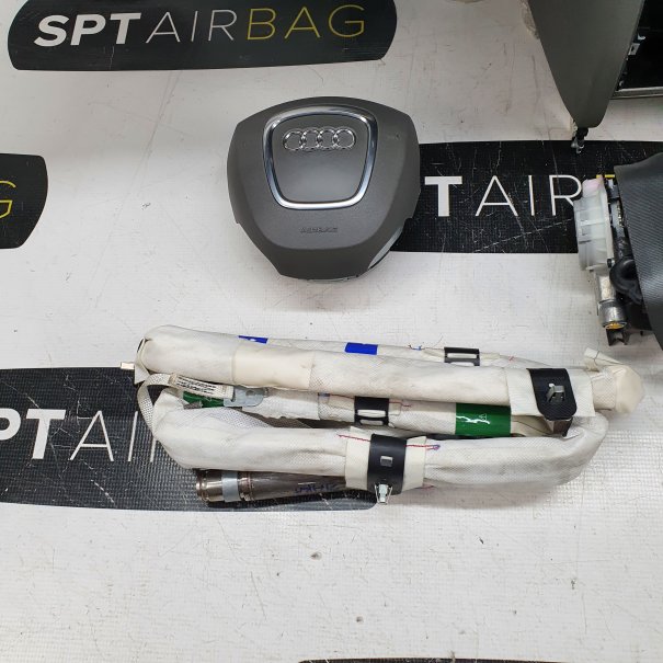 A4 B8 CRUSCOTTO AIRBAG SET CINTURE DI SICUREZZA...