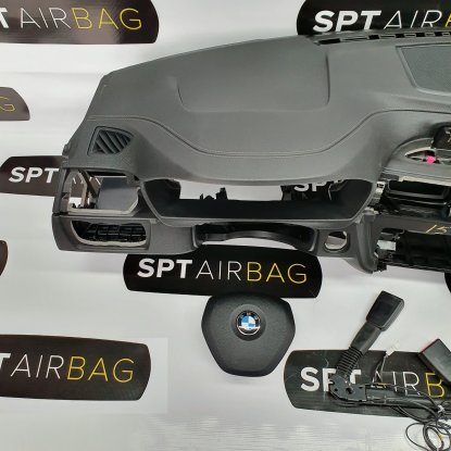 F30 F31 F34 FACELIFT ARMATURENBRETT NAHTGRAU AIRBAG KIT... 2