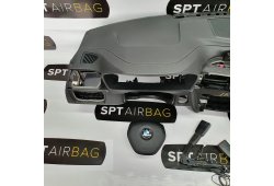 F30 F31 F34 FACELIFT ARMATURENBRETT NAHTGRAU AIRBAG KIT GURTSTRAFFERN