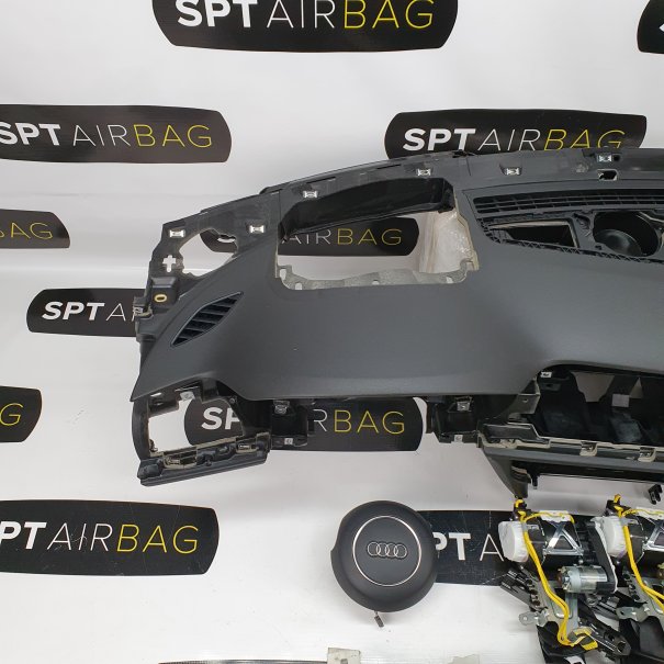 A6 C8 CRUSCOTTO AIRBAG SET CINTURE DI SICUREZZA