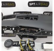 A6 C8 SALPICADERO TABLERO DE INSTRUMENTOS AIRBAG CONJUNTO CINTURONES DE SEGURIDAD
