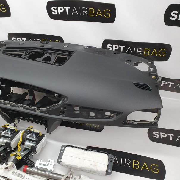 A6 C8 DASHBOARD AIRBAG SET REEKS ZITBANDEN