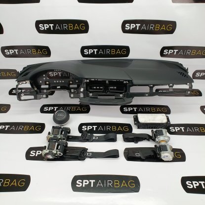 A5 8W S-LINE DASHBOARD AIRBAG SET REEKS ZITBANDEN