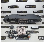 A6 C8 CONSOLA DASHBOARD AIRBAG KIT SET BELTS CURTAINS