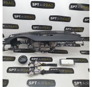 A8 D4 CONSOLE DASHBOARD AIRBAG KIT SET BELTS