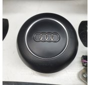 A8 D4 CONSOLE DASHBOARD AIRBAG KIT SET BELTS