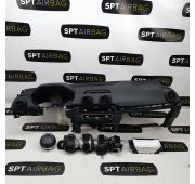 Q2 SALPICADERO TABLERO DE INSTRUMENTOS AIRBAG CONJUNTO CINTURONES DE SEGURIDAD