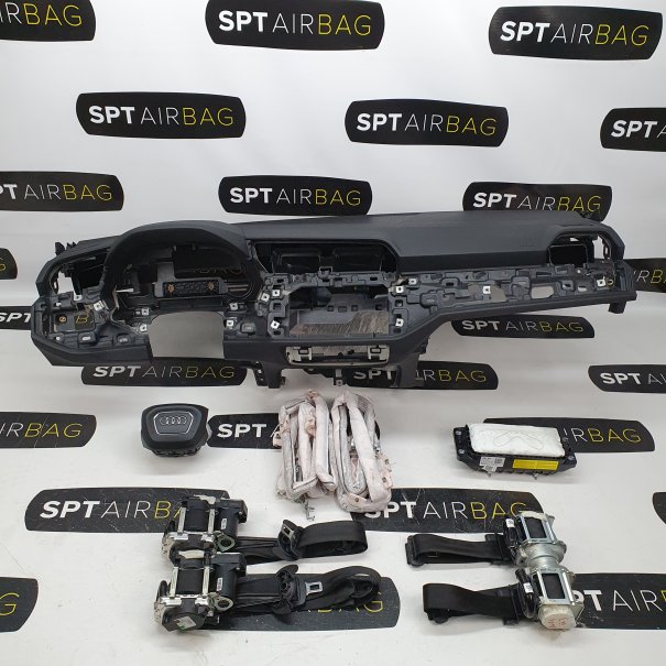 Q3 83A DASHBOARD AIRBAG SET REEKS ZITBANDEN LUCHTGORDIJNEN