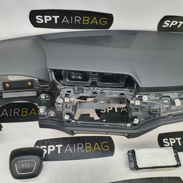 Q3 83A CONSOLE DASHBOARD AIRBAG KIT SET BELTS