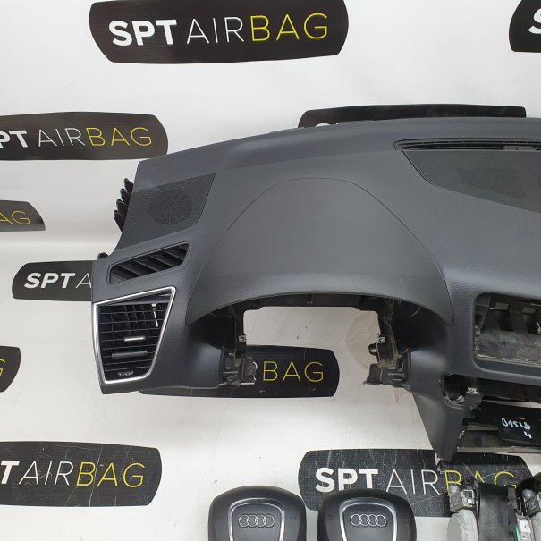 Q5 8R CRUSCOTTO AIRBAG SET CINTURE DI SICUREZZA...