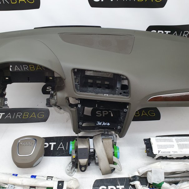 Q5 8R CRUSCOTTO AIRBAG SET CINTURE DI SICUREZZA...