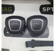Q7 4L SALPICADERO TABLERO DE INSTRUMENTOS AIRBAG CONJUNTO CINTURONES DE SEGURIDAD