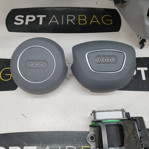 A6 C7 CONSOLE DASHBOARD AIRBAG KIT SET BELTS