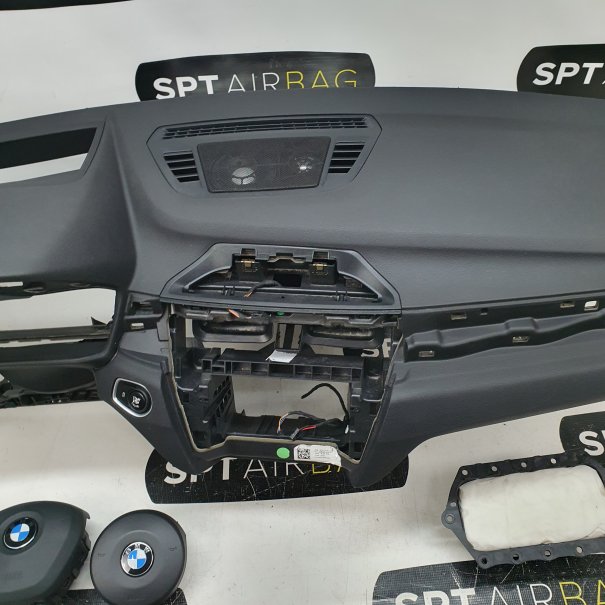 X1 F48 HEAD UP DASHBOARD AIRBAG SET...