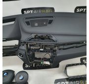 X1 F48 HEAD UP ARMATURENBRETT AIRBAG KIT SICHERHEITSGURTE