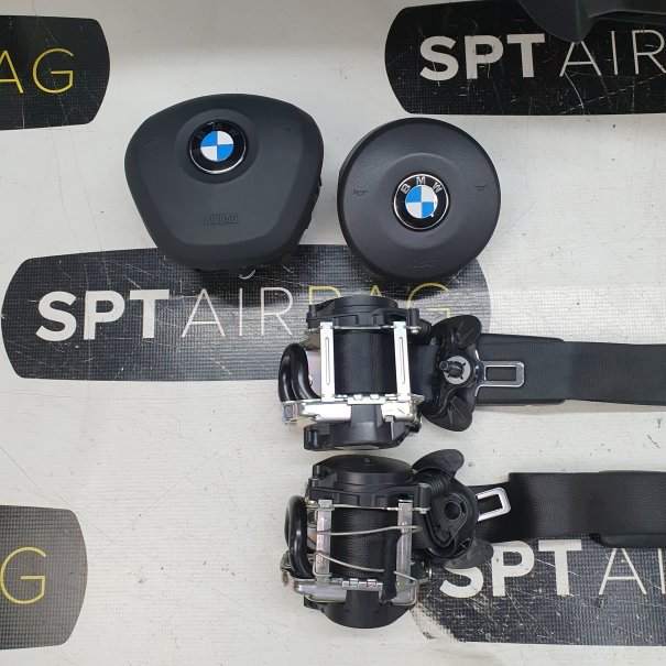 X1 F48 HEAD UP DASHBOARD AIRBAG KIT SET BELTS