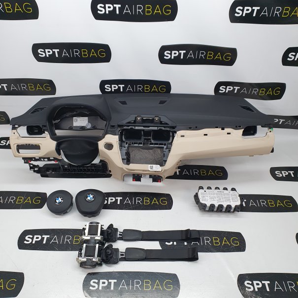 X1 F48 ARMATURENBRETT AIRBAG KIT SICHERHEITSGURTE
