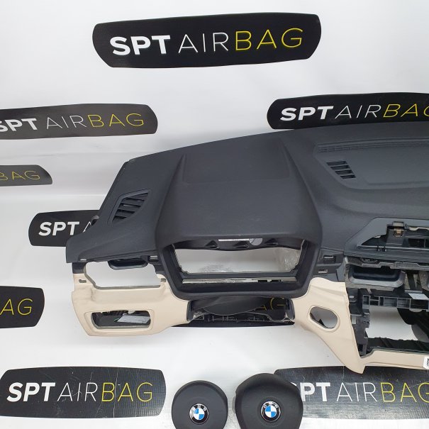 X1 F48 DASHBOARD AIRBAG KIT SET BELTS