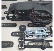 F40 F44 SERIA 1 SALPICADERO TABLERO DE INSTRUMENTOS AIRBAG CONJUNTO CINTURONES DE SEGURIDAD CORTINAS DE AIRE