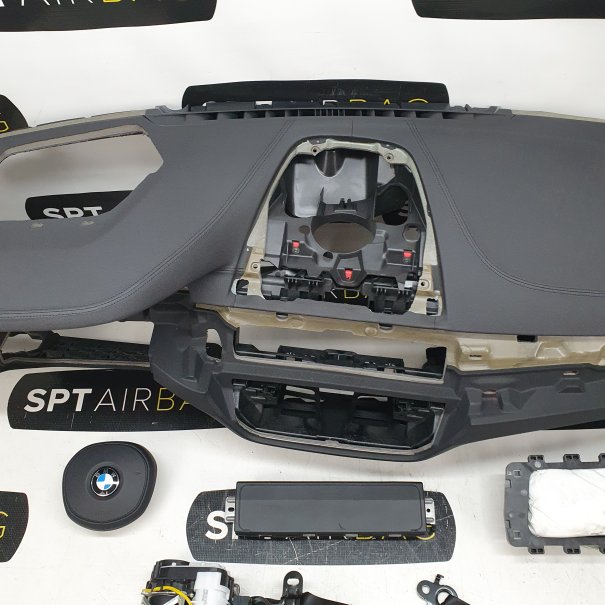 G30 G31 HEAD UP CRUSCOTTO AIRBAG SET CINTURE DI...