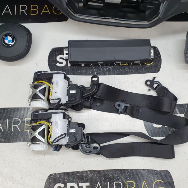 G30 G31 HEAD UP CRUSCOTTO AIRBAG SET CINTURE DI...