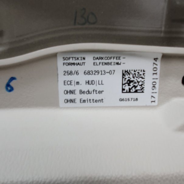 G30 G31 HEAD UP DASHBOARD AIRBAG KIT SEAT BELTS