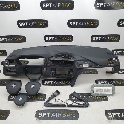 F30 ARMATURENBRETT AIRBAG KIT GURTSTRAFFERN